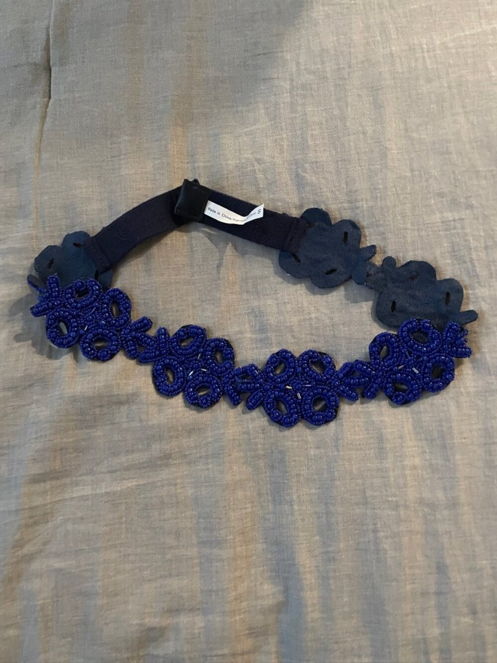 Anthropologie Beaded Belt Size Small